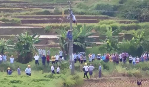 k8凯发:梅州一电工检修高压线路触电身亡